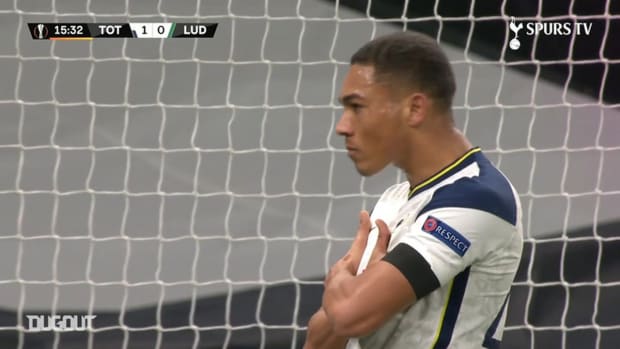 Carlos Vinícius' first two goals for Spurs